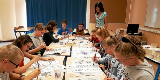 2018-10-01 Académie de Rennes - Le chinois en classe de cinquième au collège du Vizac